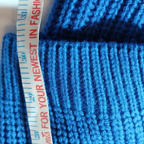 Women's 4x Royal Blue Cardigan with pockets - Picture 4 of 9